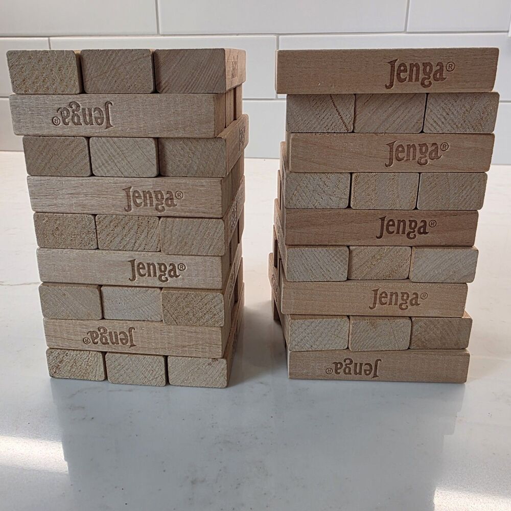 Jenga Replacement Blocks LOT of 54